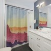 Southwestern Bathroom Decor Shower Curtain with Tribal Design