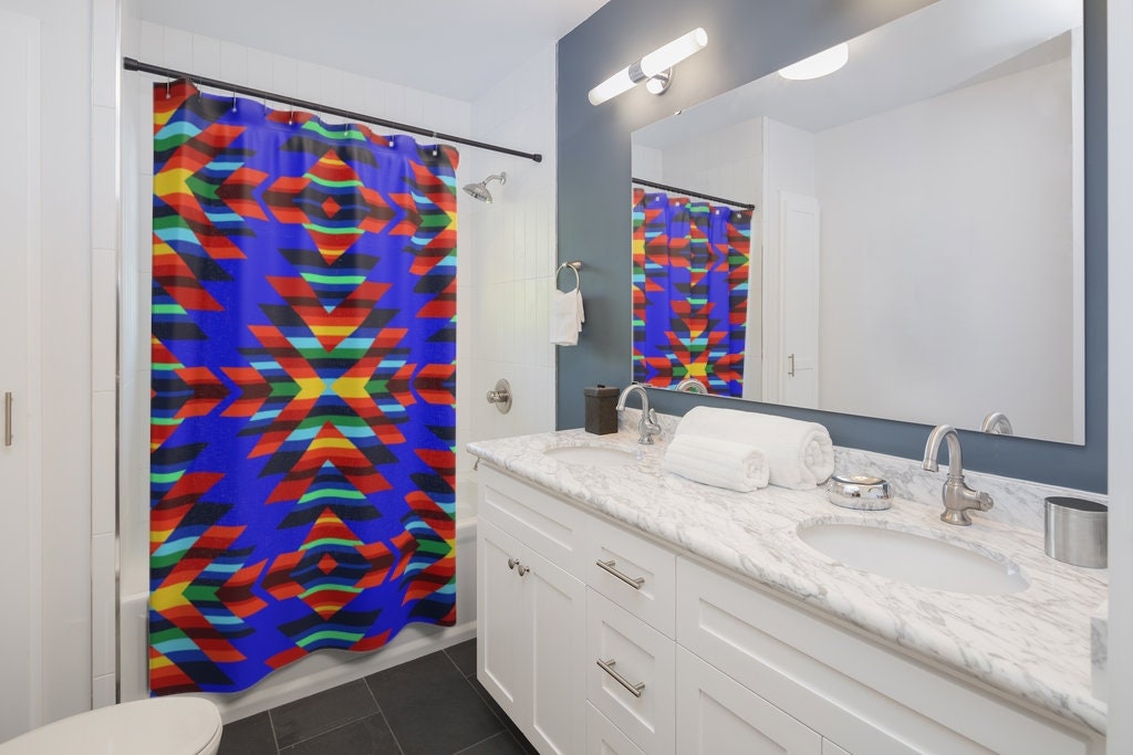 Southwestern Native American Style Shower Curtain for Your Bathroom