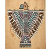 Southwestern Navajo Art Shower Curtain - Native American Bathroom Decor