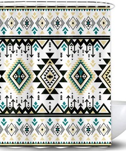 Southwestern Navajo Geometric Shower Curtain