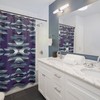 Southwestern Print Shower Curtain For Rustic Bathroom