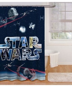 Space Battle Shower Curtain from Star Wars Collection
