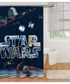 Space Battle Shower Curtain from Star Wars Collection