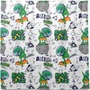 Space Dinosaurs Shower Curtain Modern Home Bathroom Hotel Spa Decorations Waterproof Fabric