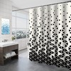 Space Shower Curtain - Science for Kids Bath Decor with Outer Space Galaxy Print