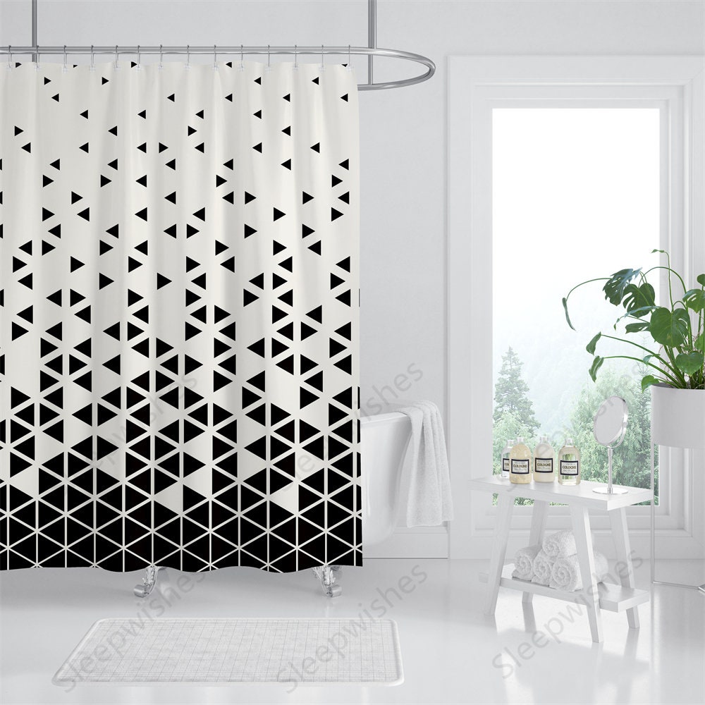 Space Shower Curtain - Science for Kids Bath Decor with Outer Space Galaxy Print