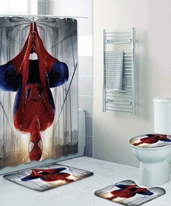 Spider-Man Bathroom Shower Curtain Pad for a Classic Touch