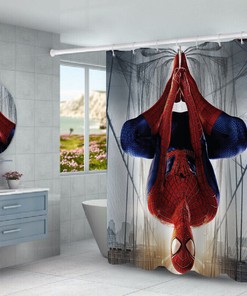 Spider-Man Bathroom Shower Curtain Pad for a Classic Touch