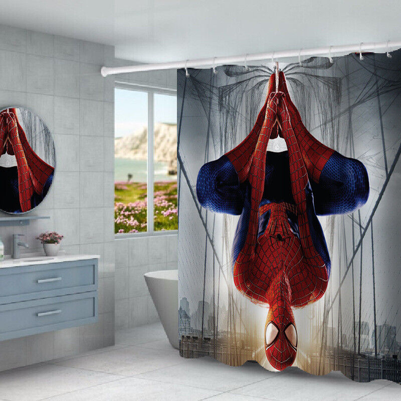 Spider-Man Bathroom Shower Curtain Pad for a Classic Touch