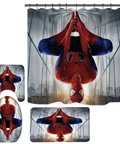 Spider-Man Bathroom Shower Curtain Pad for a Classic Touch