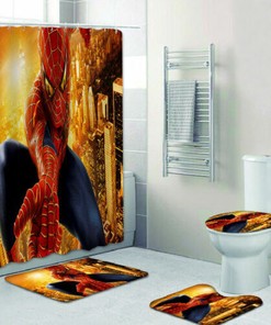 Spider-Man Bathroom Shower Curtain for Marvel Comics Fans