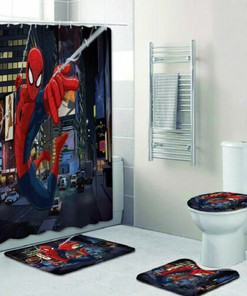 Spider-Man Bathroom Shower Curtain for Marvel Comics Fans