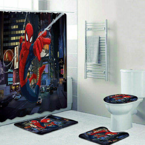 Spider-Man Bathroom Shower Curtain for Marvel Comics Fans