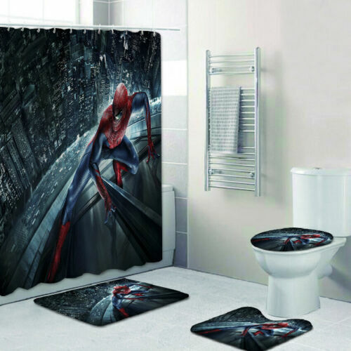 Spider-Man Bathroom Shower Curtain for Marvel Comics Fans