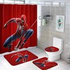 Spider-Man Marvel Bathroom Shower Curtain for Kids Bathroom