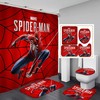 Spiderman Bathrooms Set Shower Curtain Decor for a Cohesive Bathroom Design