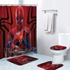 Spiderman Fans Rejoice with this Exciting 4-Piece Gift Set Shower Curtain