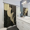 Spiritual Moon Phases Shower Curtain for Zen Bathroom Decor 