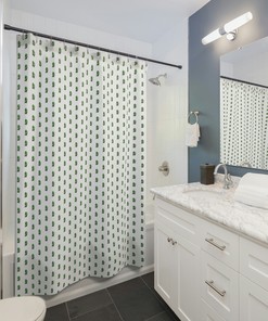 Splashy Dino Shower Curtain For A Playful Bathroom