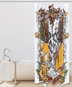 Splendid Elephant Shower Curtain for Unique and Modern Bathroom Decor