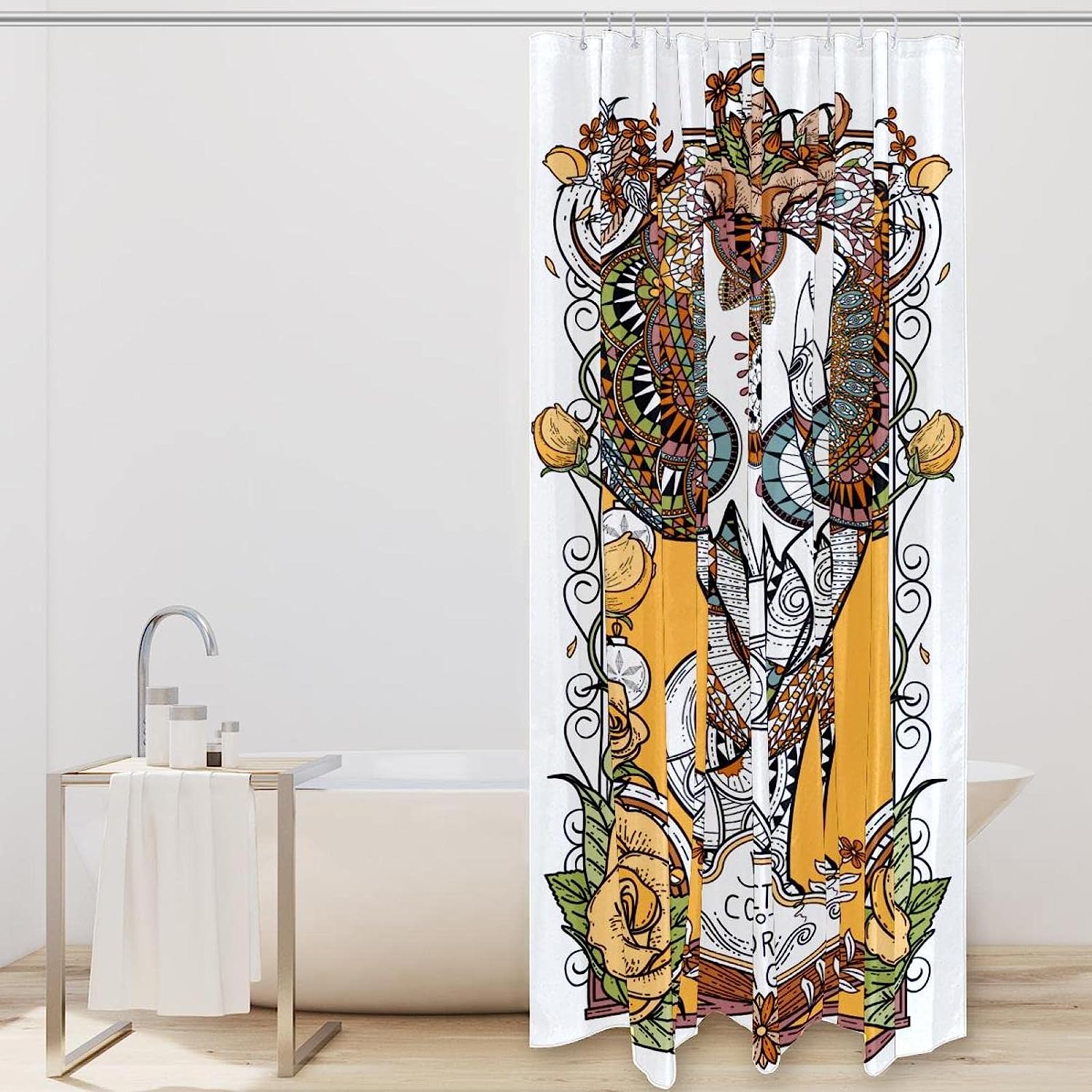 Splendid Elephant Shower Curtain for Unique and Modern Bathroom Decor