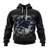 Spooky Halloween Night Carolina Panthers Hoodie With 3D Graphic Print Design