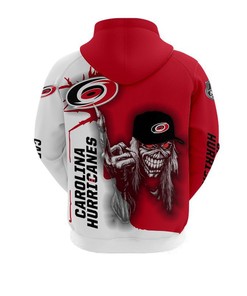 Spooky Ultra Cool Halloween Themed Carolina Hurricanes Hoodie With Death Graphic Prints