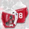Sports American Football Nfl Atlanta Falcons Calvin Ridley Usa 3D Hoodie - Support Your Team