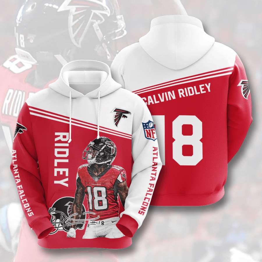 Sports American Football Nfl Atlanta Falcons Calvin Ridley Usa 3D Hoodie - Support Your Team