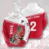 Sports American Football Nfl Atlanta Falcons Matt Ryan 3D All Over Print Zip Up Hoodie - Show Your Love For The Game