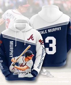 Sports Baseball Mlb Atlanta Braves Dale Murphy Usa Hoodie 3D - Show Your Team Spirit