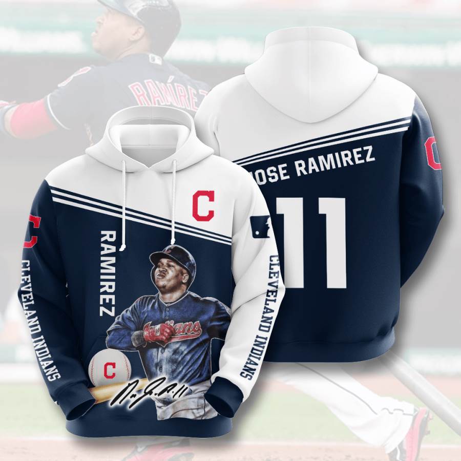 Sports Baseball Mlb Cleveland Indians Usa 3D Hoodie - All Over Print