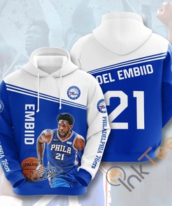 Sports Basketball Nba Philadelphia 3D Hoodie