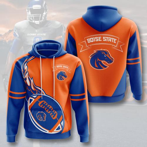 Sports Team Boise State Broncos Sport All Over Print 3D Hoodie For Fans