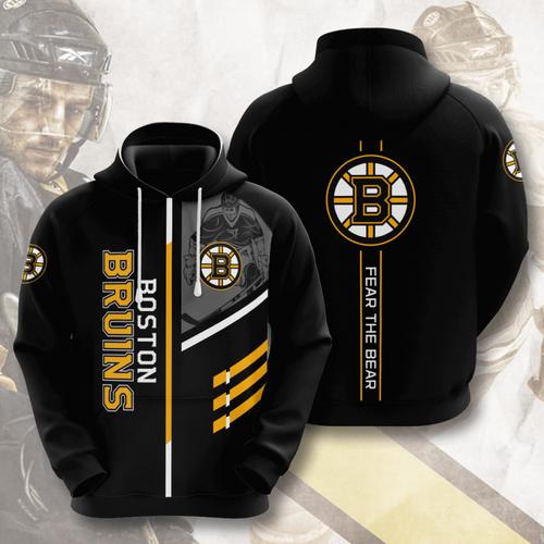 Sports Team Boston Bruins All Over Print 3D Hoodie For Fans
