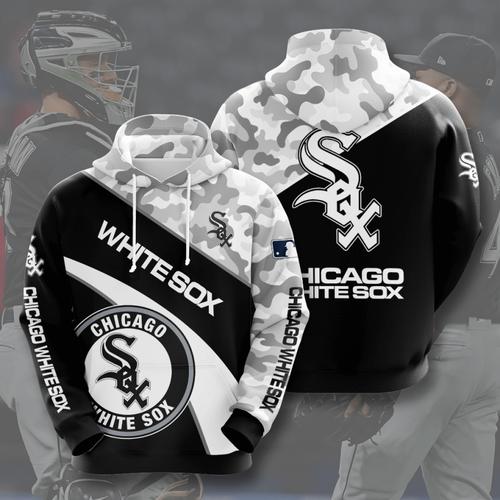 Sports Team Chicago White Sox Camo Hoodie 3D - Perfect For Fans