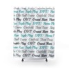 Sports Themed Baseball Shower Curtain- Unique Bathroom Decor