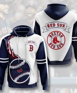 Sporty Boston Red Sox Custom All Over Print Hoodie 3D For Men And Women