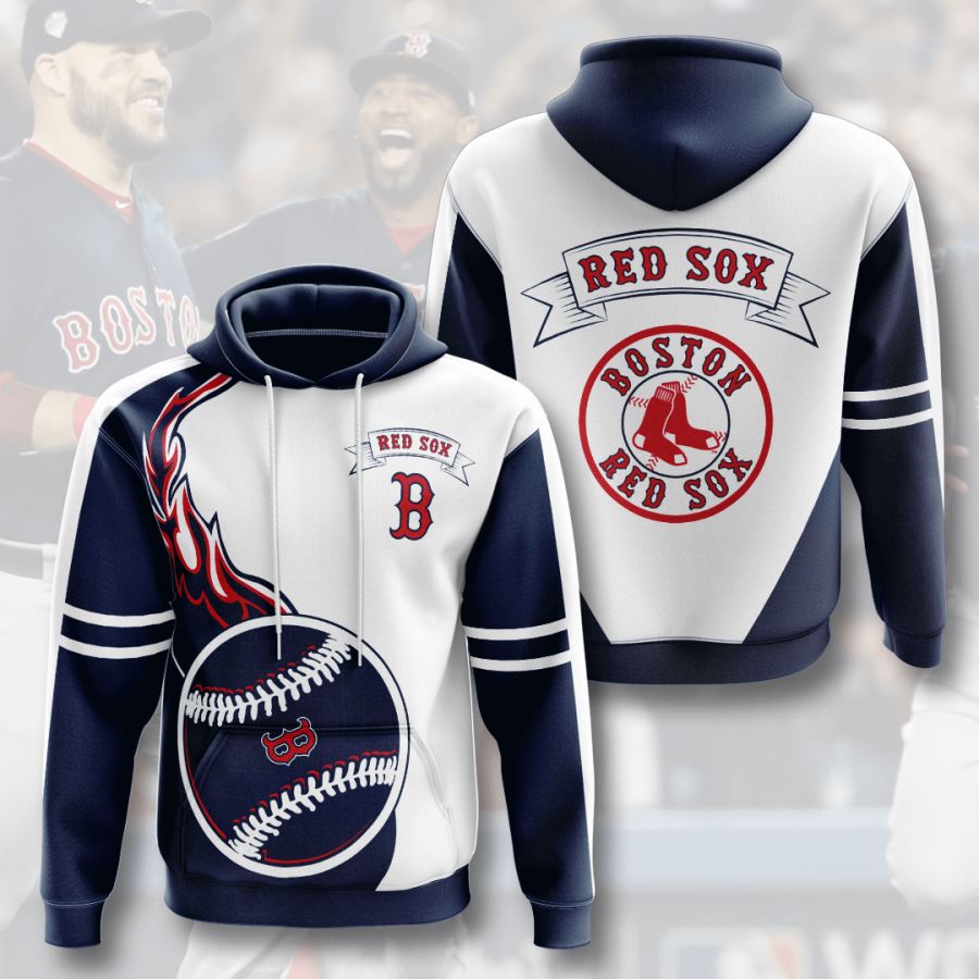 Sporty Boston Red Sox Custom All Over Print Hoodie 3D For Men And Women