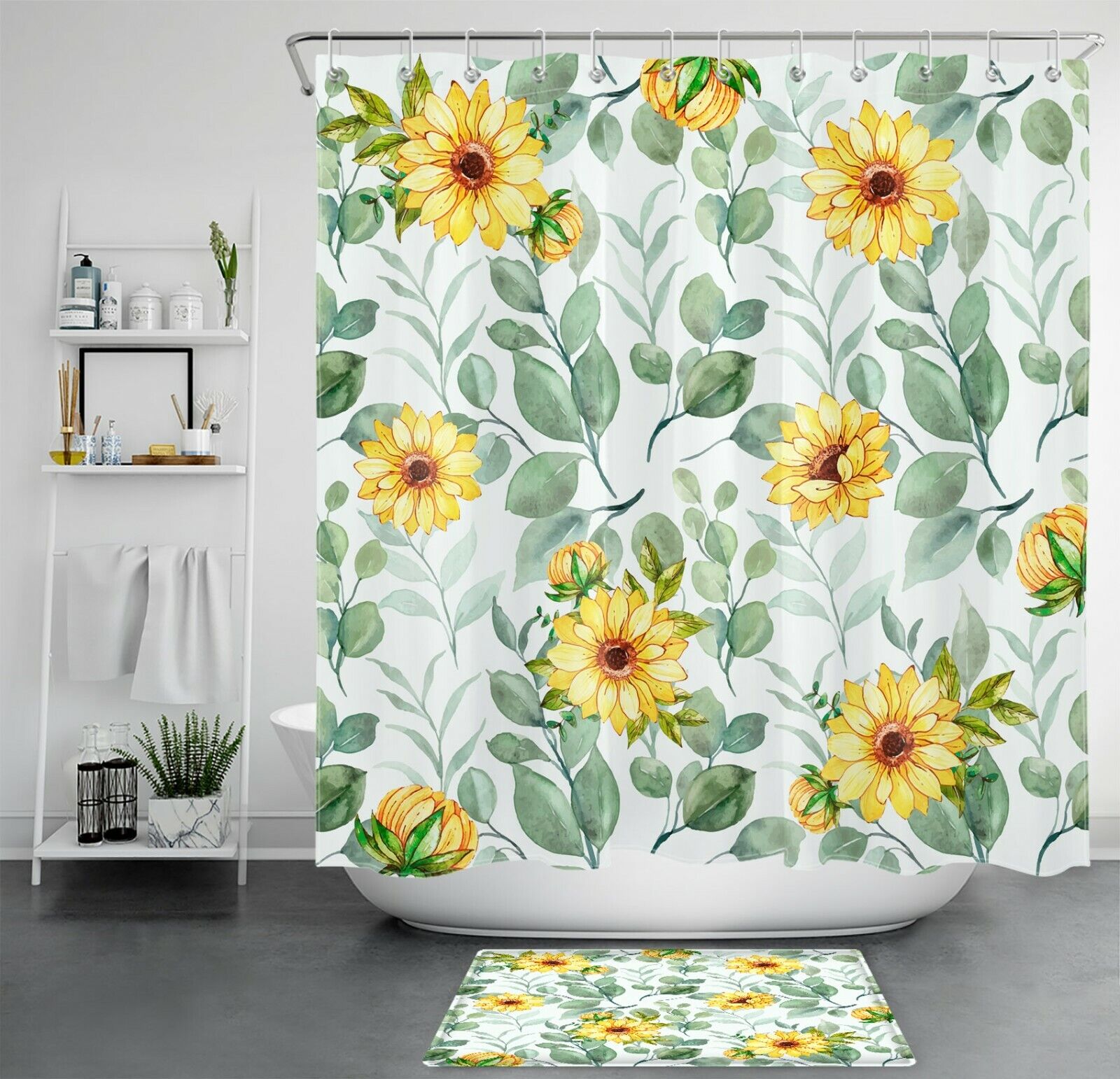 Spring Flower Shower Curtain: A Floral Delight For Your Bathroom Decor