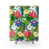 Spring and Summer-Inspired Floral Shower Curtain for a Refreshing Bathroom