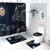 Sprout Bamboo Forest Background Waterproof Fabric Shower Curtain for a Nature-Inspired and Tranquil Bathroom Decor