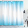 Squared Design Geometric Print Shower Curtain for Modern Bathrooms 
