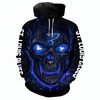 St. Louis Blues Halloween Hoodie - 3D Skulls Pullover Nhl All Over Print