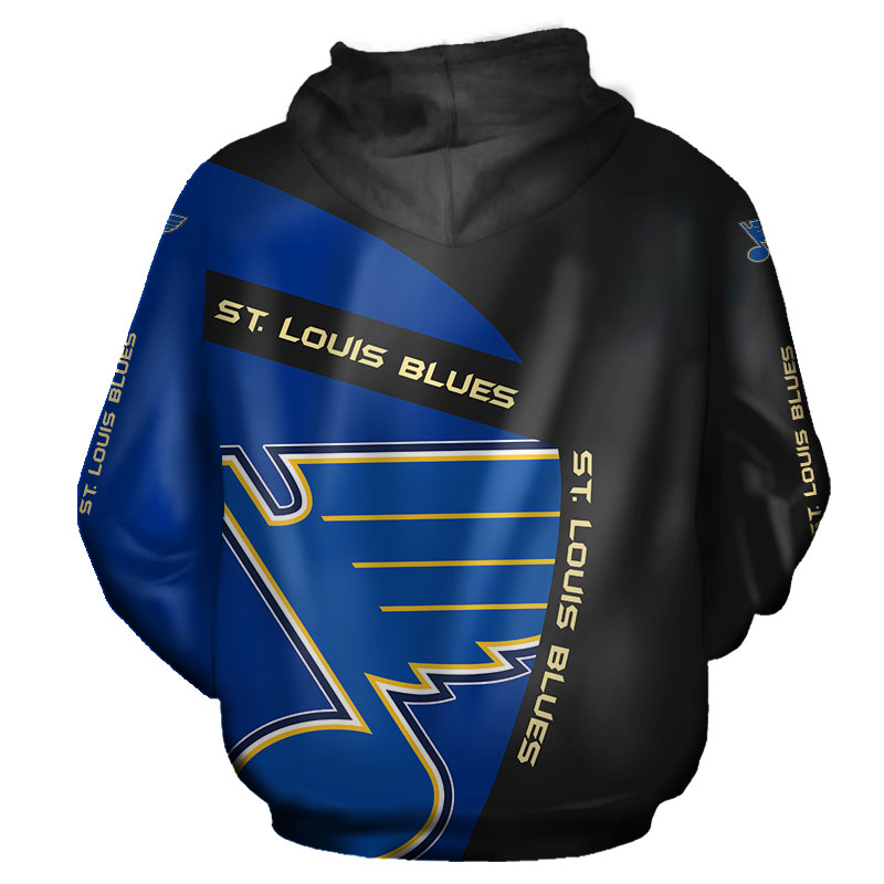 St. Louis Blues Hoodie 3D Zip Hoodie Gift For Fans With All Over Print Zip Up Hoodie Men