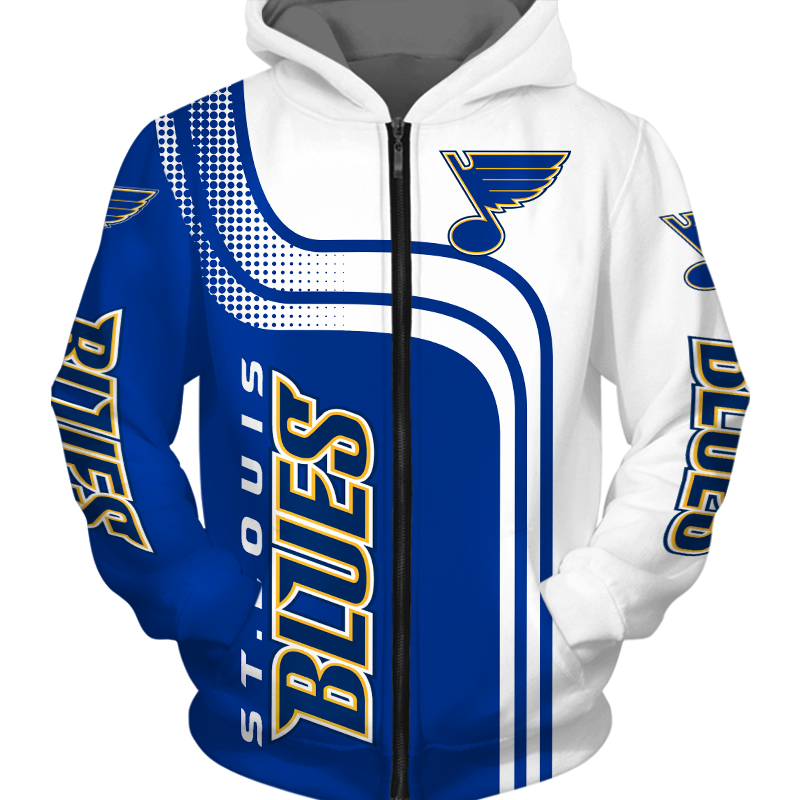 St. Louis Blues Hoodie Pullover Zip Hoodie Gift For Fans With Gifts For Father'S Day
