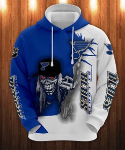 St. Louis Blues Hoodie Ultra Death Graphic Halloween Gift With 3D Printed Hoodies