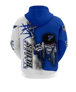St. Louis Blues Hoodie Ultra Death Graphic Halloween Gift With 3D Printed Hoodies