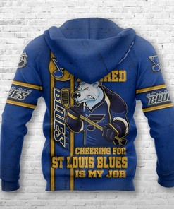 St Louis Blues I'M Retired - Custom All Over Print 3D Hoodie Gifts For Fans
