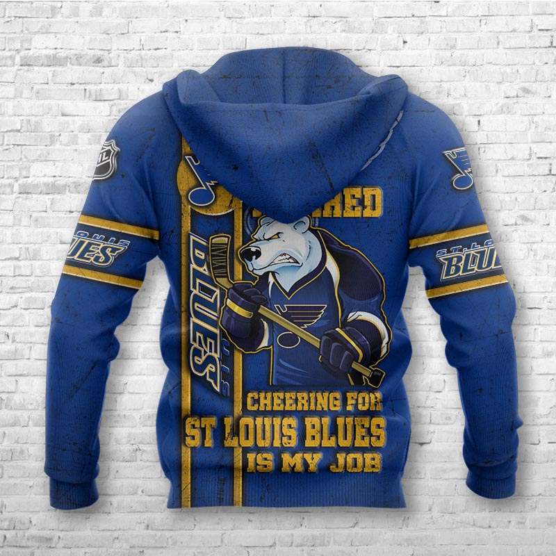 St Louis Blues I'M Retired - Custom All Over Print 3D Hoodie Gifts For Fans